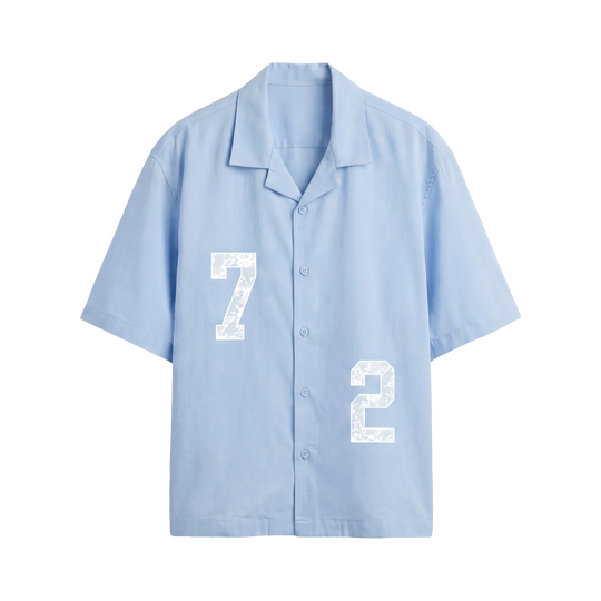 Void Rule 72 Ice Blue Bowling Shirt