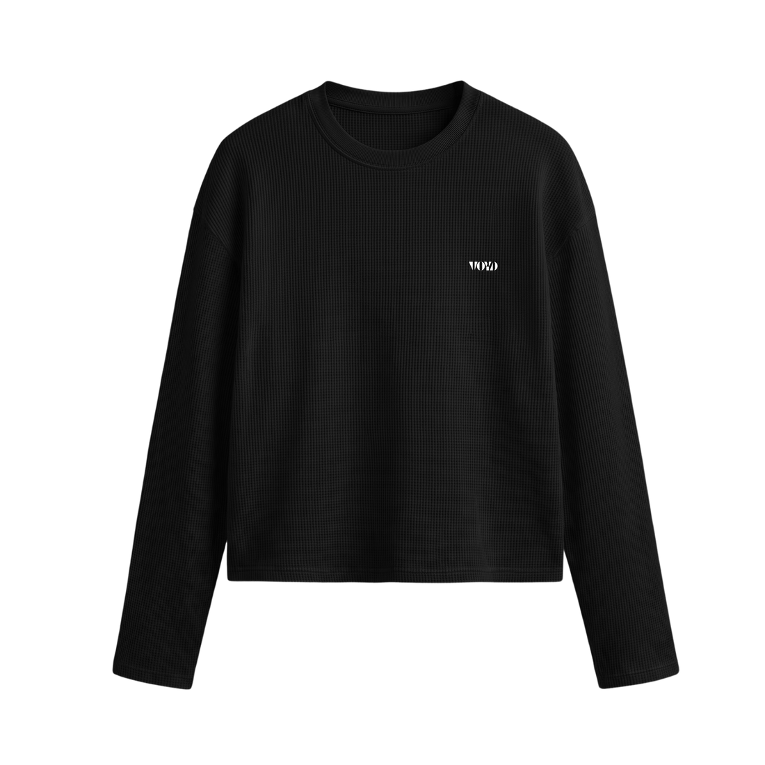 Voyd Stellar Energy Oversized Waffle T-shirt Black