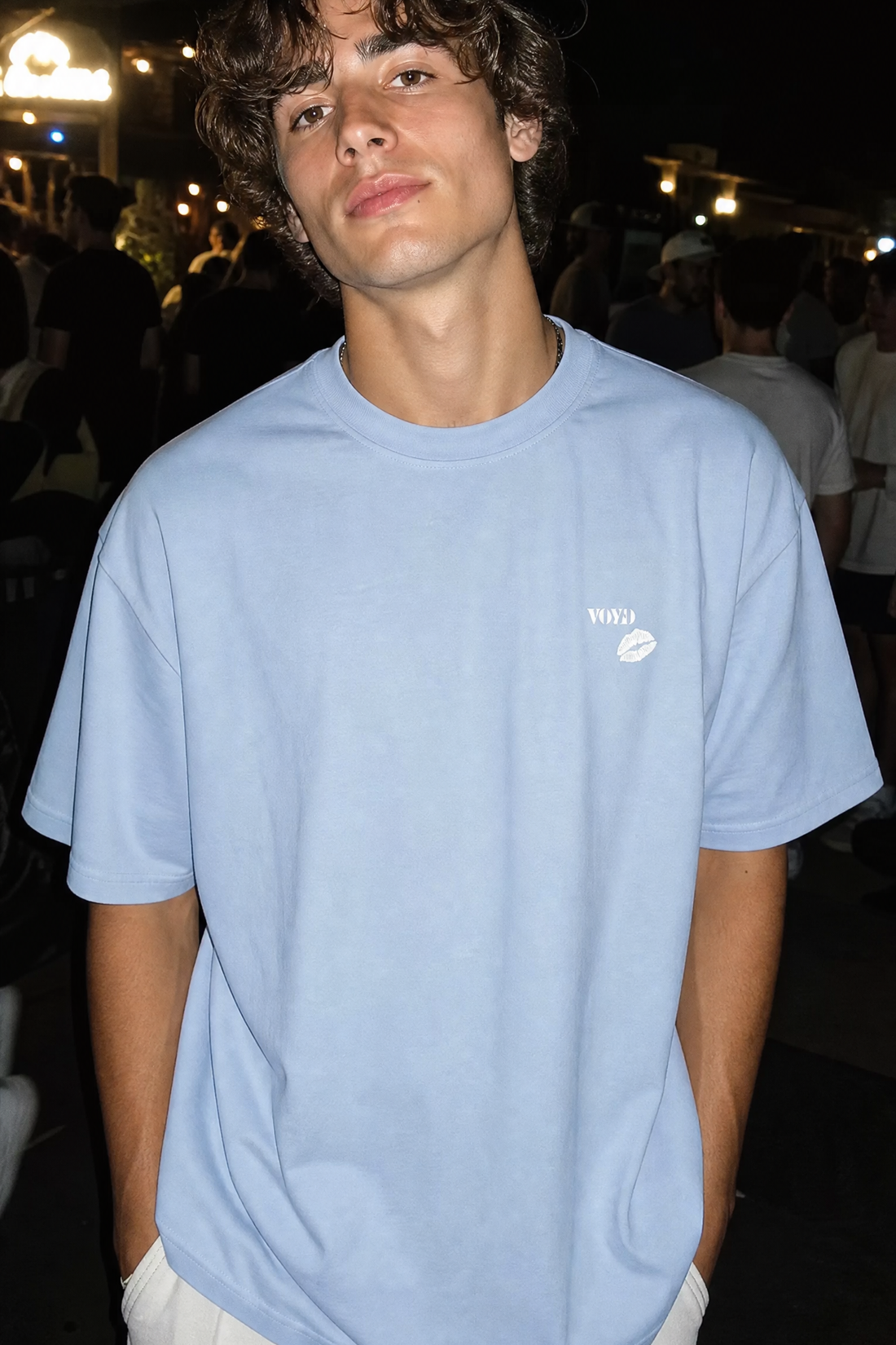 Voyd Design Drip Ice Blue T-shirt