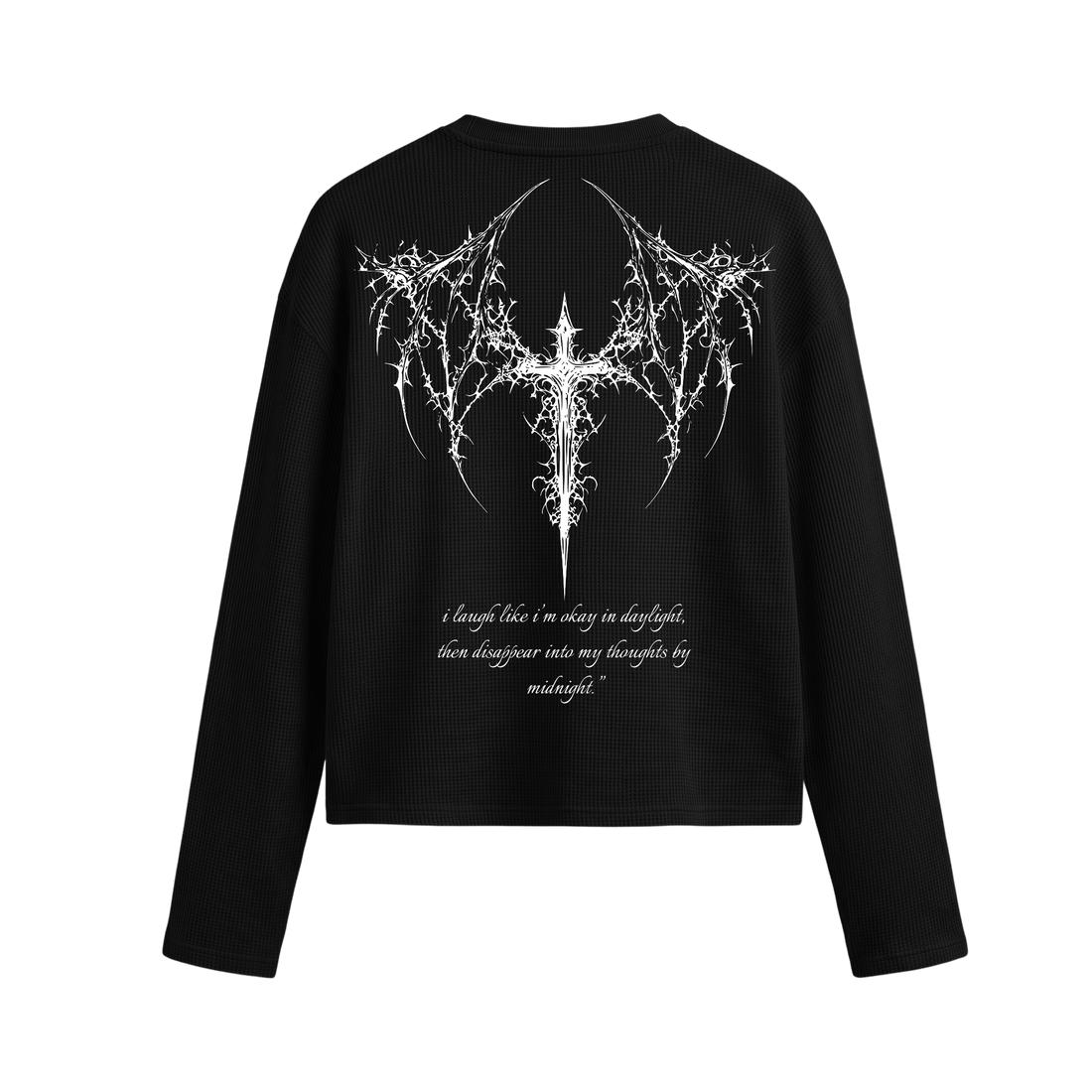 Voyd Stellar Energy Oversized Waffle T-shirt Black