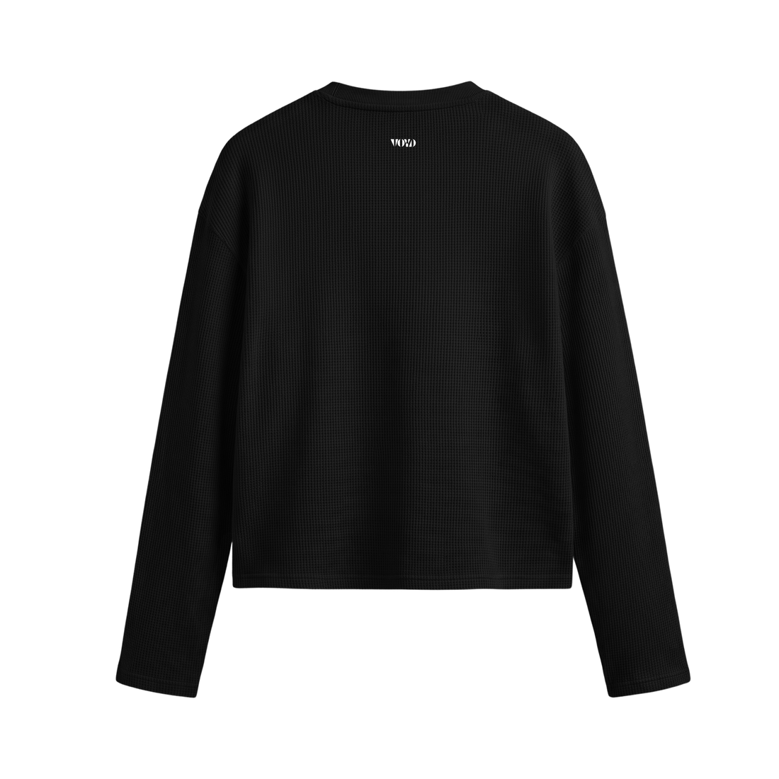 Voyd No Excuses Oversized Waffle T-shirt Black