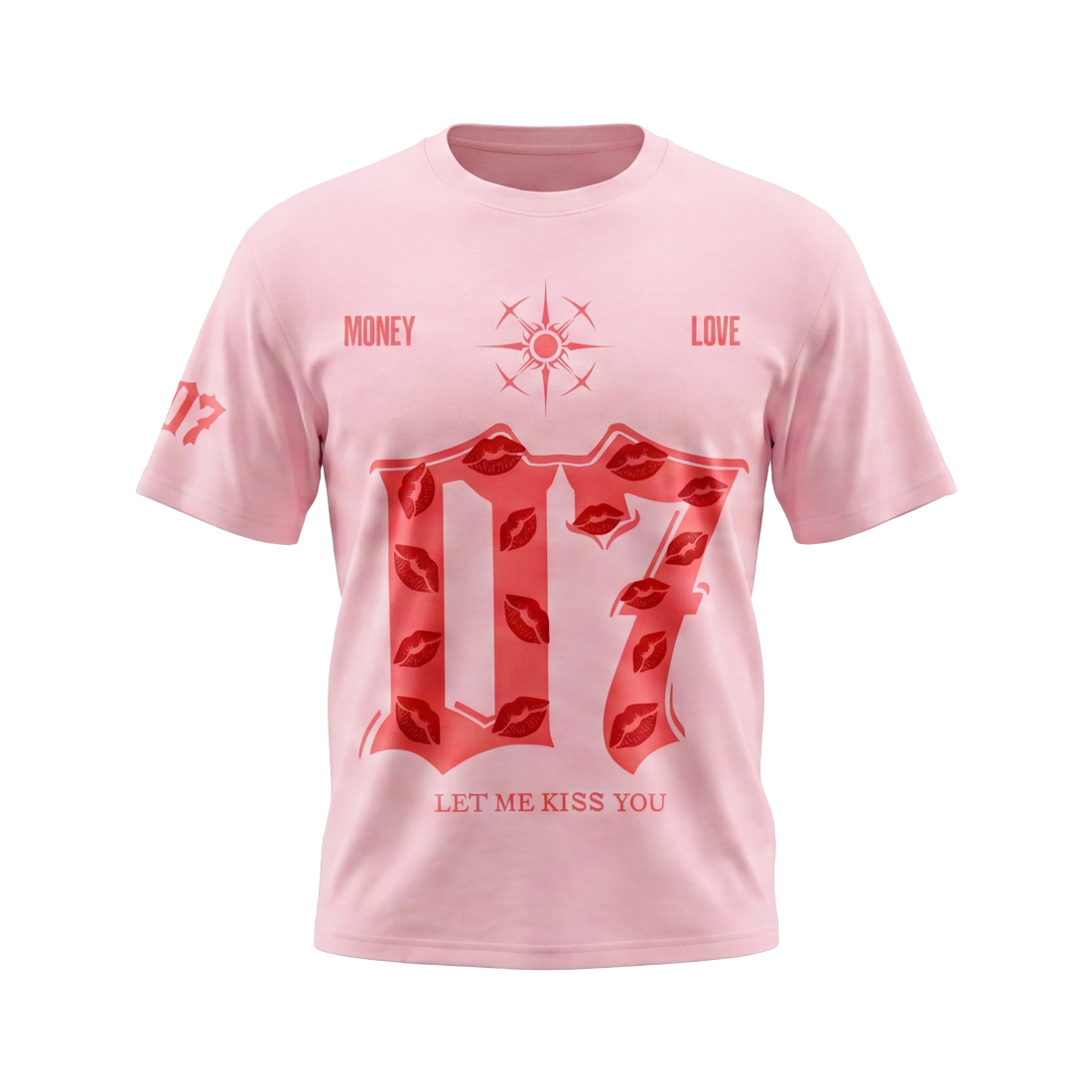 Voyd Lovers in Noir Pink T-shirt