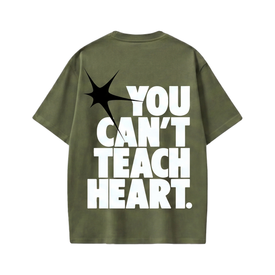 Voyd Raw Heart Code Olive T-shirt
