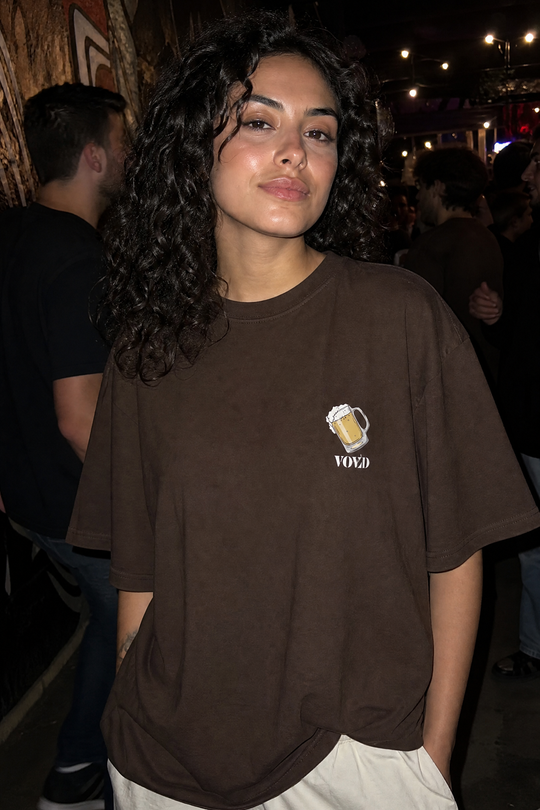 Voyd Beer Mode Brown t-shirt
