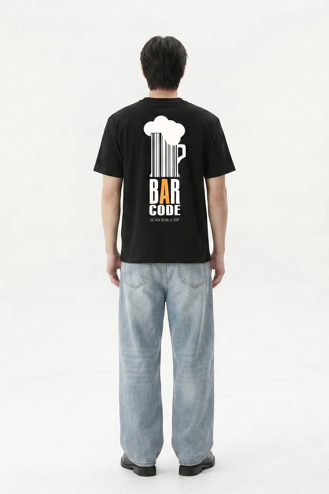 Voyd Bar Code Black t-shirt