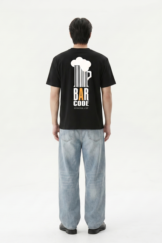 Voyd Bar Code Black t-shirt