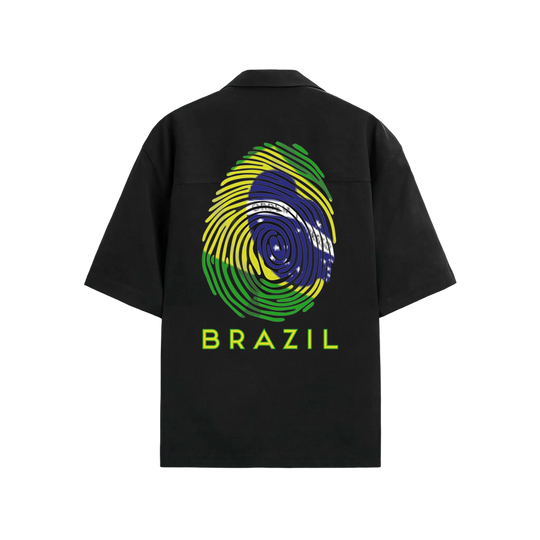 Voyd Samba Heritage Black Bowling Shirt