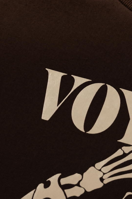 Voyd Skeleton Cheers Brown t-shirt