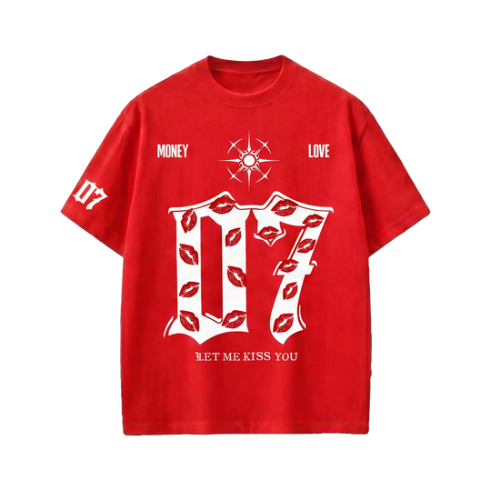 Voyd Lovers in Noir Red T-shirt