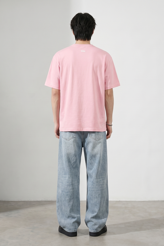 Voyd Cracked Identity Pink T-shirt