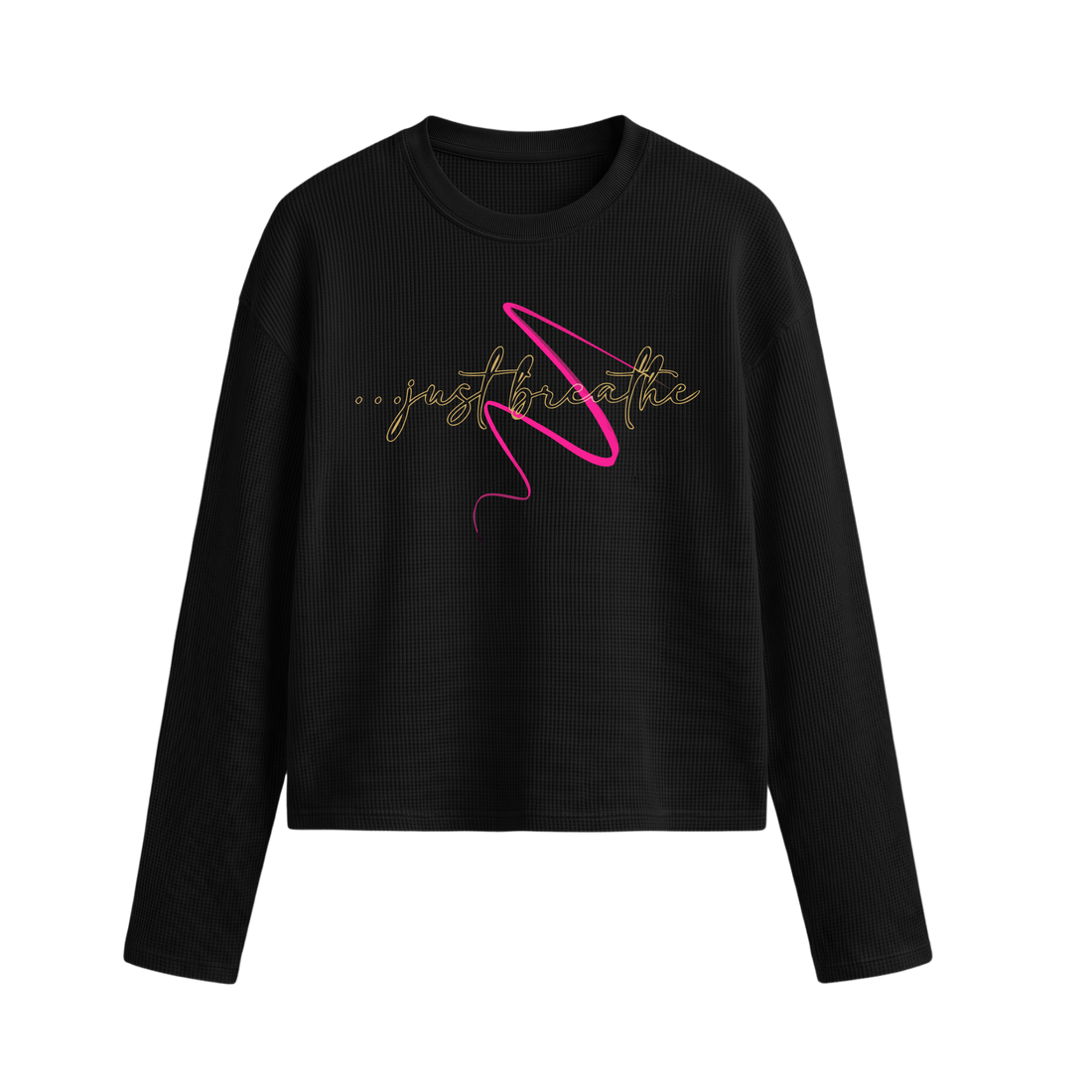Voyd Next Move Oversized Waffle T-shirt Black