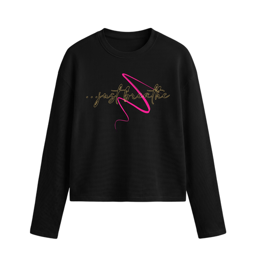 Voyd Next Move Oversized Waffle T-shirt Black