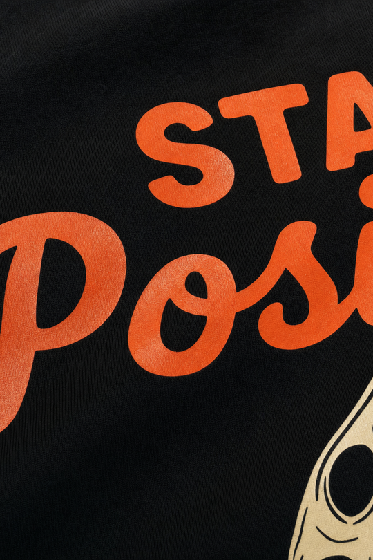 Voyd Stay Positive Black T-shirt