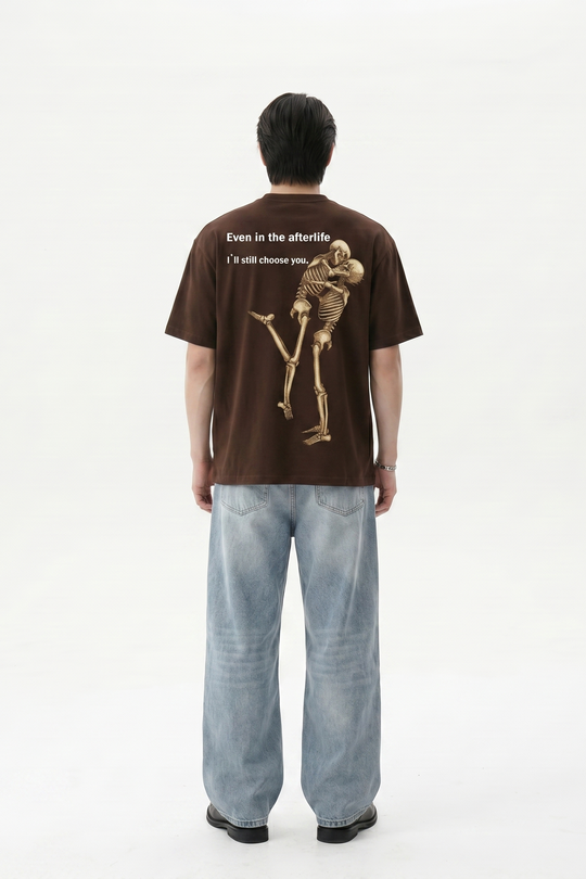 Voyd Bone to Be Yours Brown T-shirt
