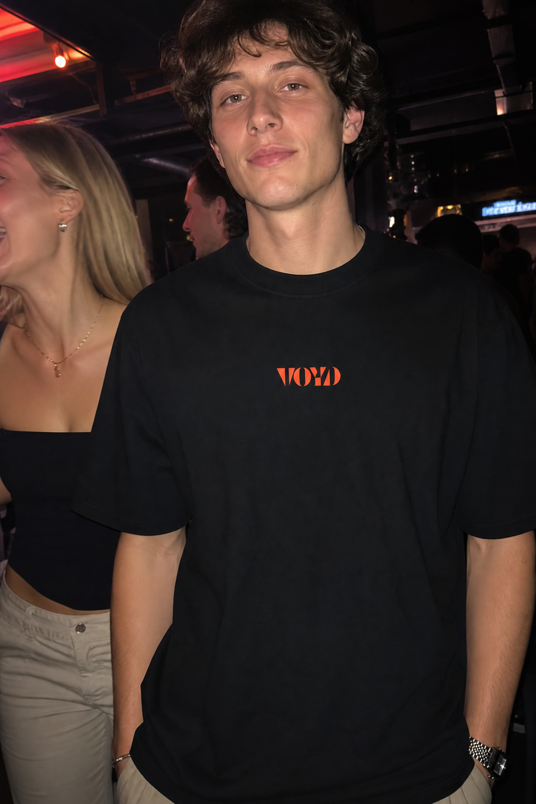 Voyd Stay Positive Black T-shirt