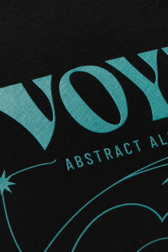 Voyd Abstract Alley Black T-shirt