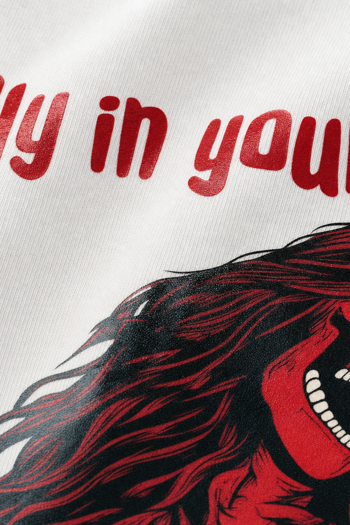 Deadly in Your Arms Voyd White T-shirt