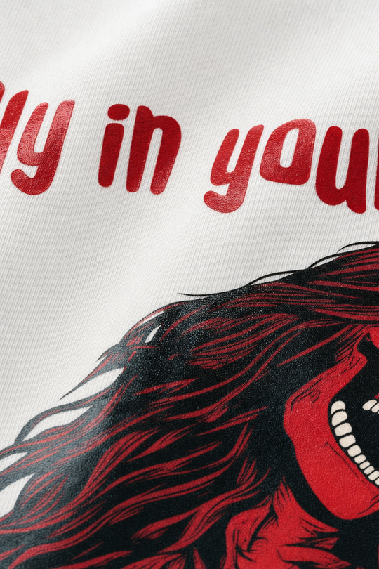 Deadly in Your Arms Voyd White T-shirt