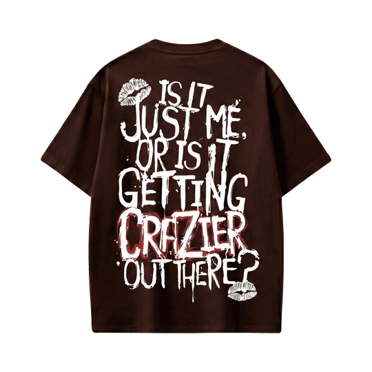 Voyd Design Drip Brown T-shirt