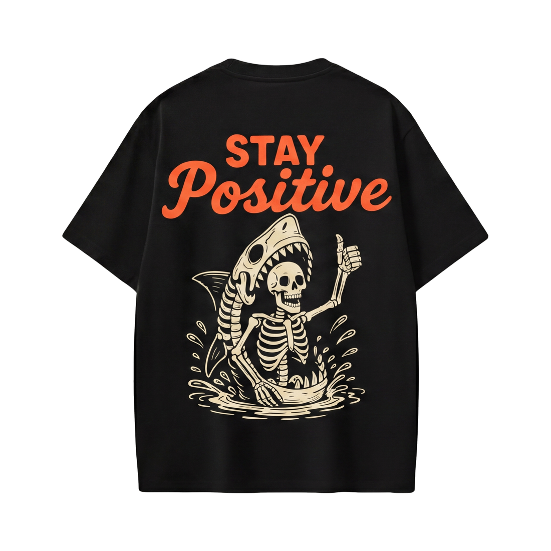 Voyd Stay Positive Black T-shirt