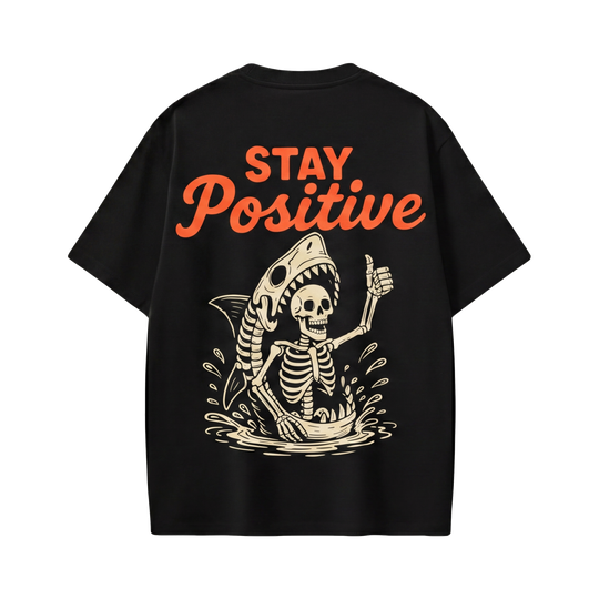 Voyd Stay Positive Black T-shirt
