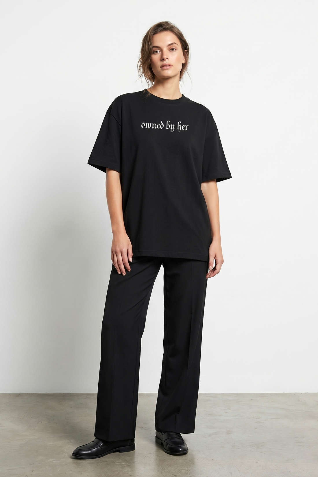 OWNED BY HER VOYD BLACK T-SHIRT