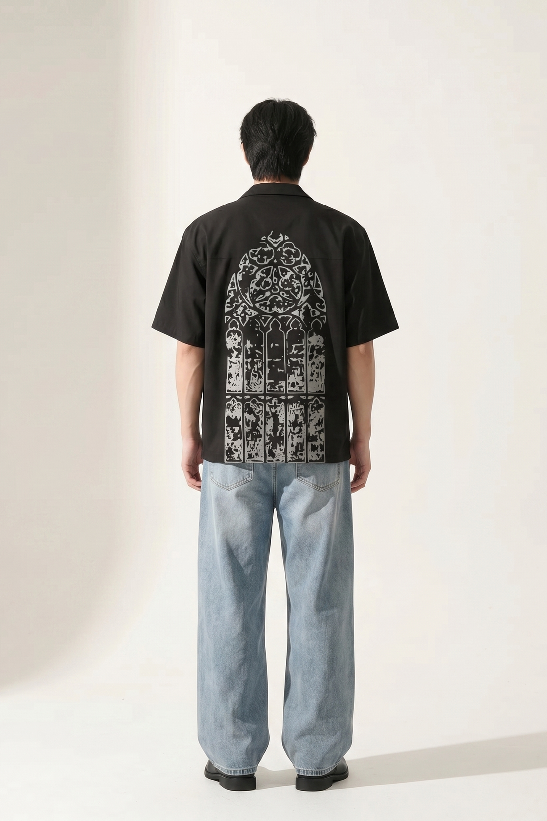 Void Silent Riot Black Bowling Shirt