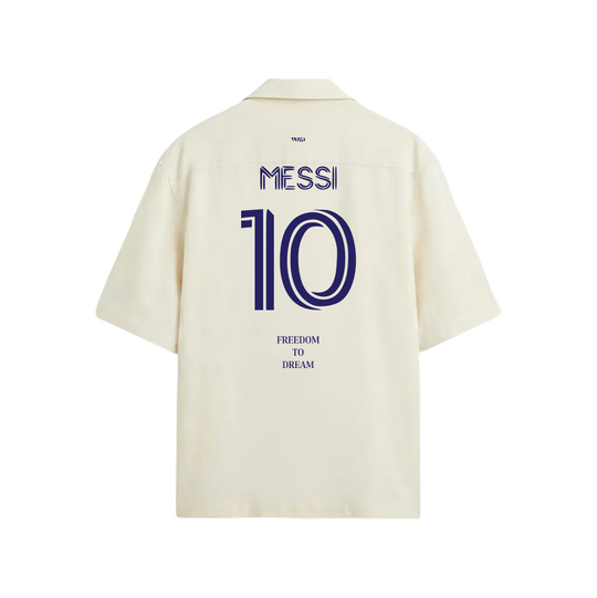 Voyd GOAT Code White Bowling Shirt