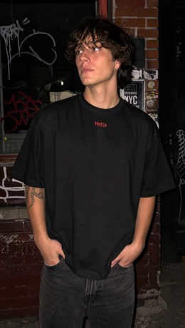 DEADLY IN YOUR ARMS VOYD BLACK T-SHIRT