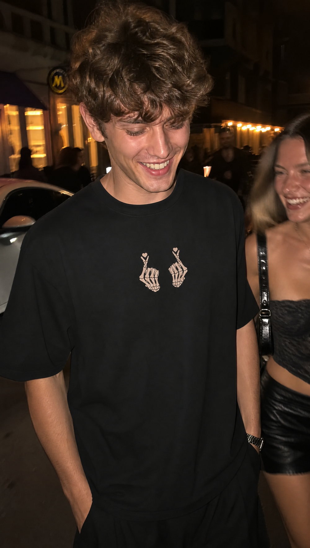 Voyd Skeleton Love Black t-shirt