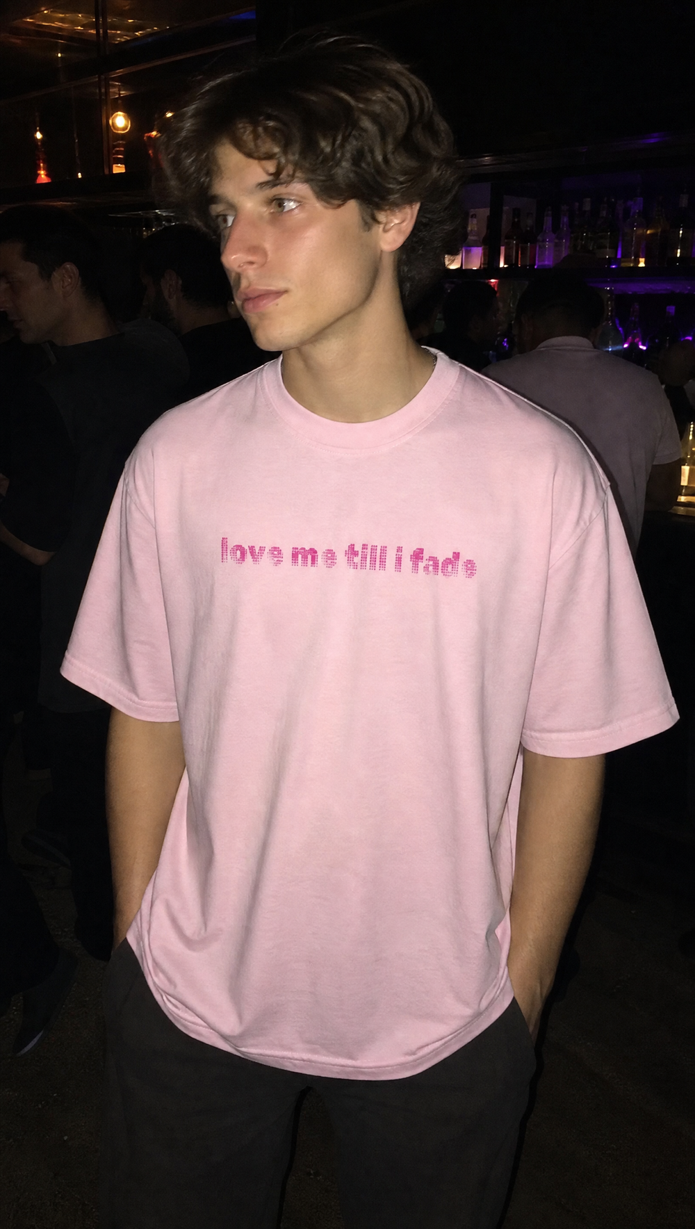 LOVE ME TILL I FADE VOYD PINK T-SHIRT