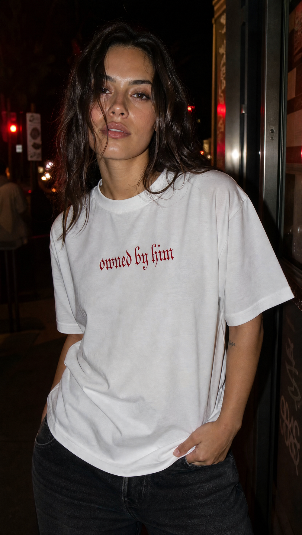 OWNED BY HIM VOYD WHITE T-SHIRT