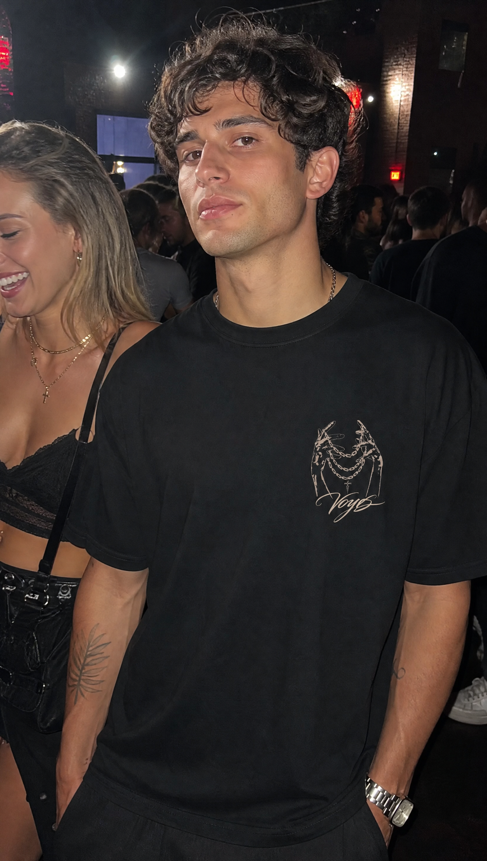 Voyd Heart in Chains Black T-shirt