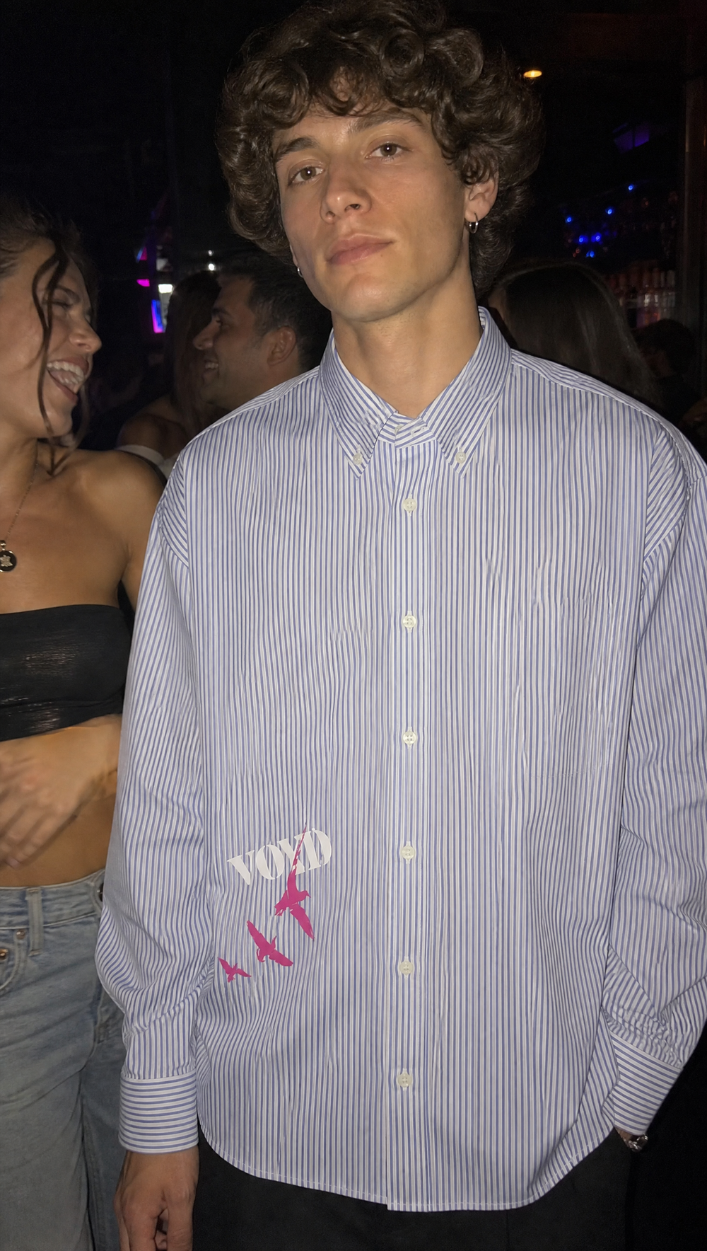 Voyd Holly Spirit Blue Stripe Shirt
