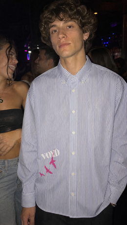 Voyd Holly Spirit Blue Stripe Shirt