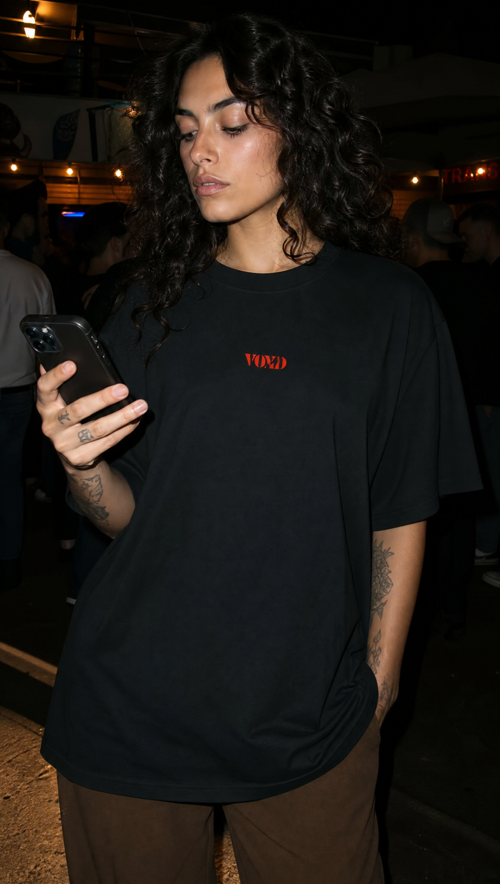 Voyd Death Before Decafe Black T-shirt