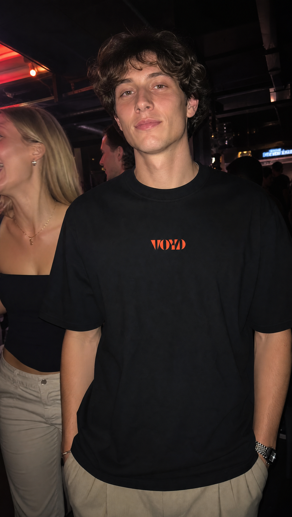 Voyd Stay Positive Black T-shirt