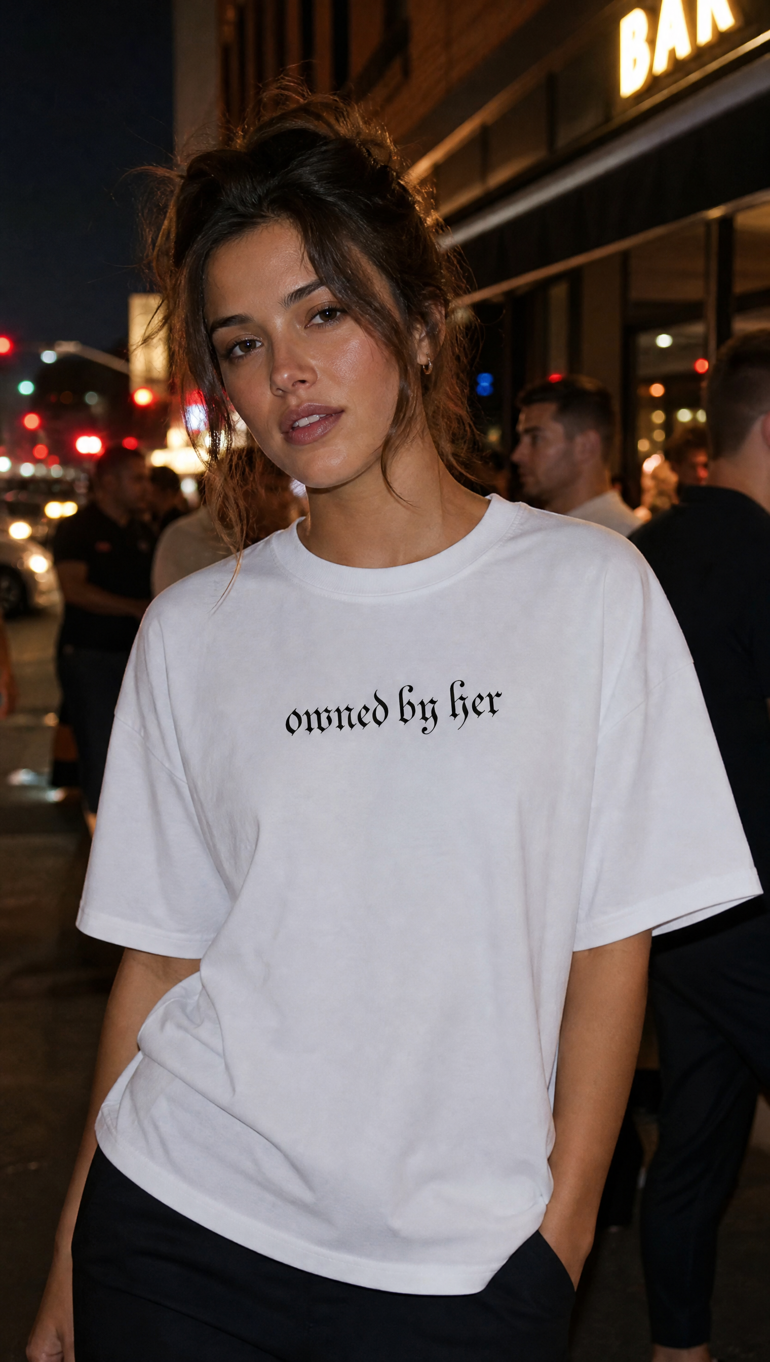 OWNED BY HER VOYD WHITE T-SHIRT