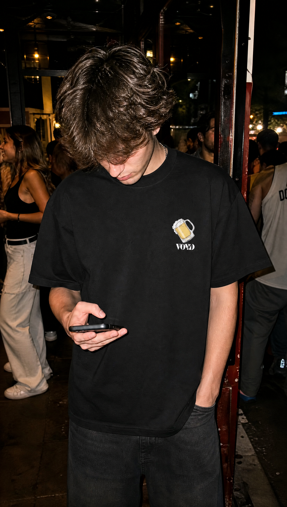 Voyd Beer Mode Black t-shirt