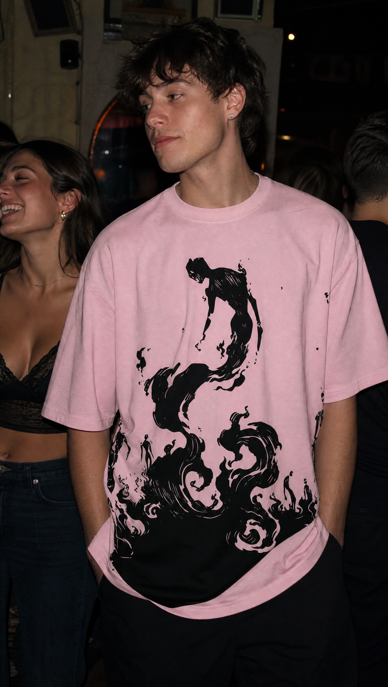 Voyd Nightmare Realm Pink T-shirt