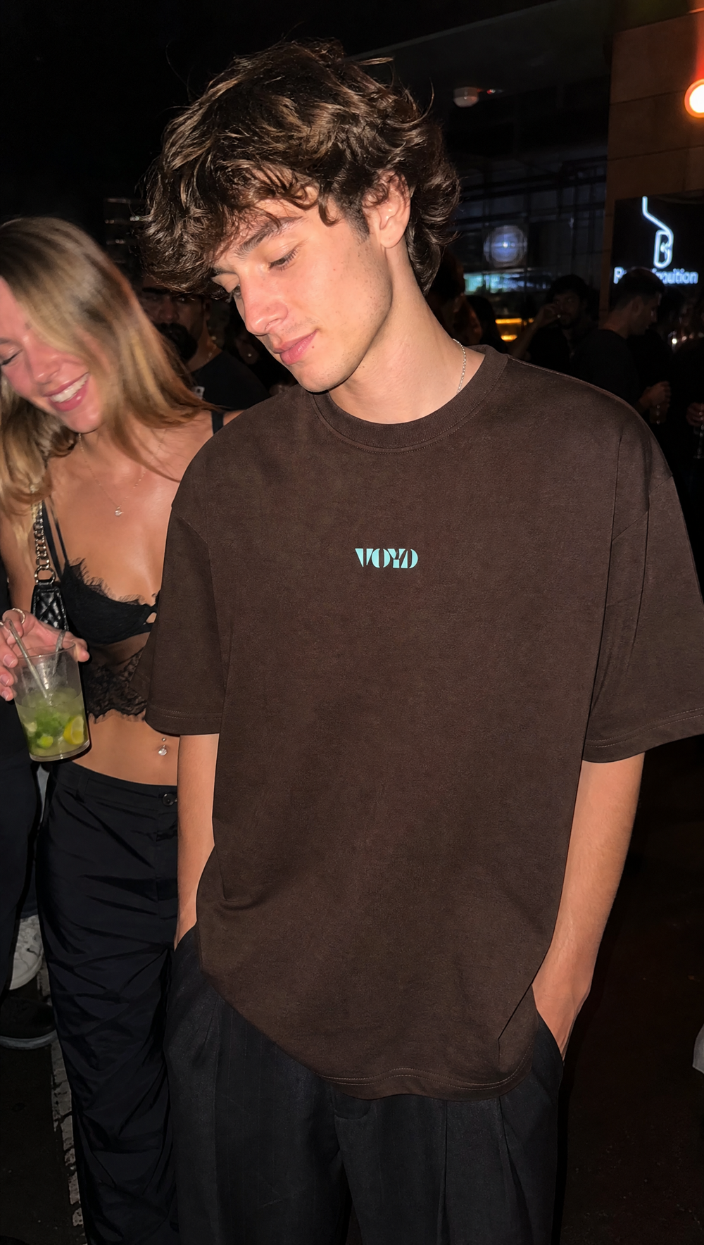 Voyd Urban Voltage Brown T-shirt