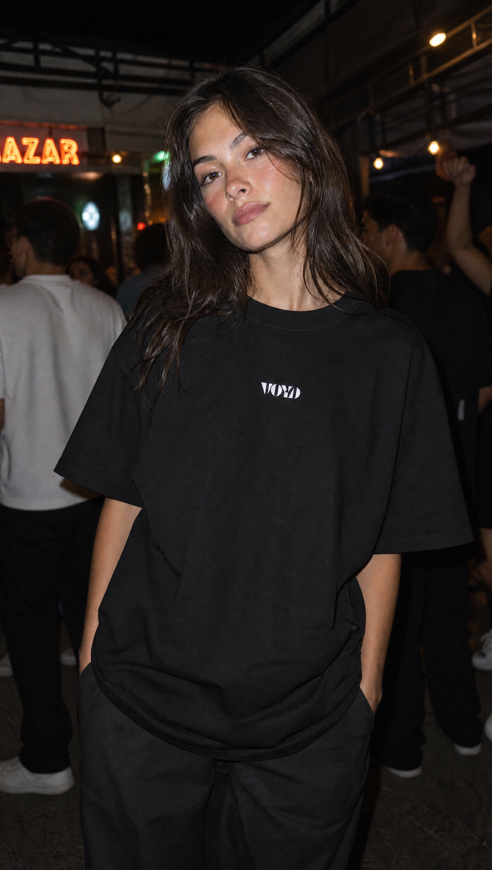 Voyd Bar Code Black t-shirt