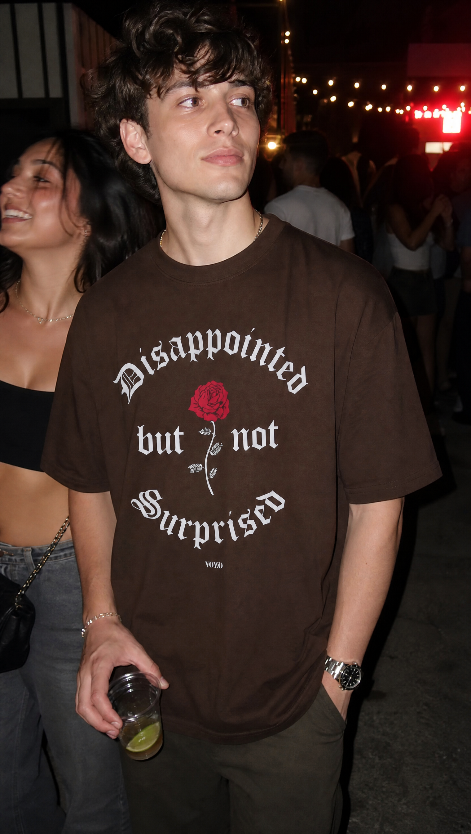 Voyd Still Not Hearless Brown T-shirt