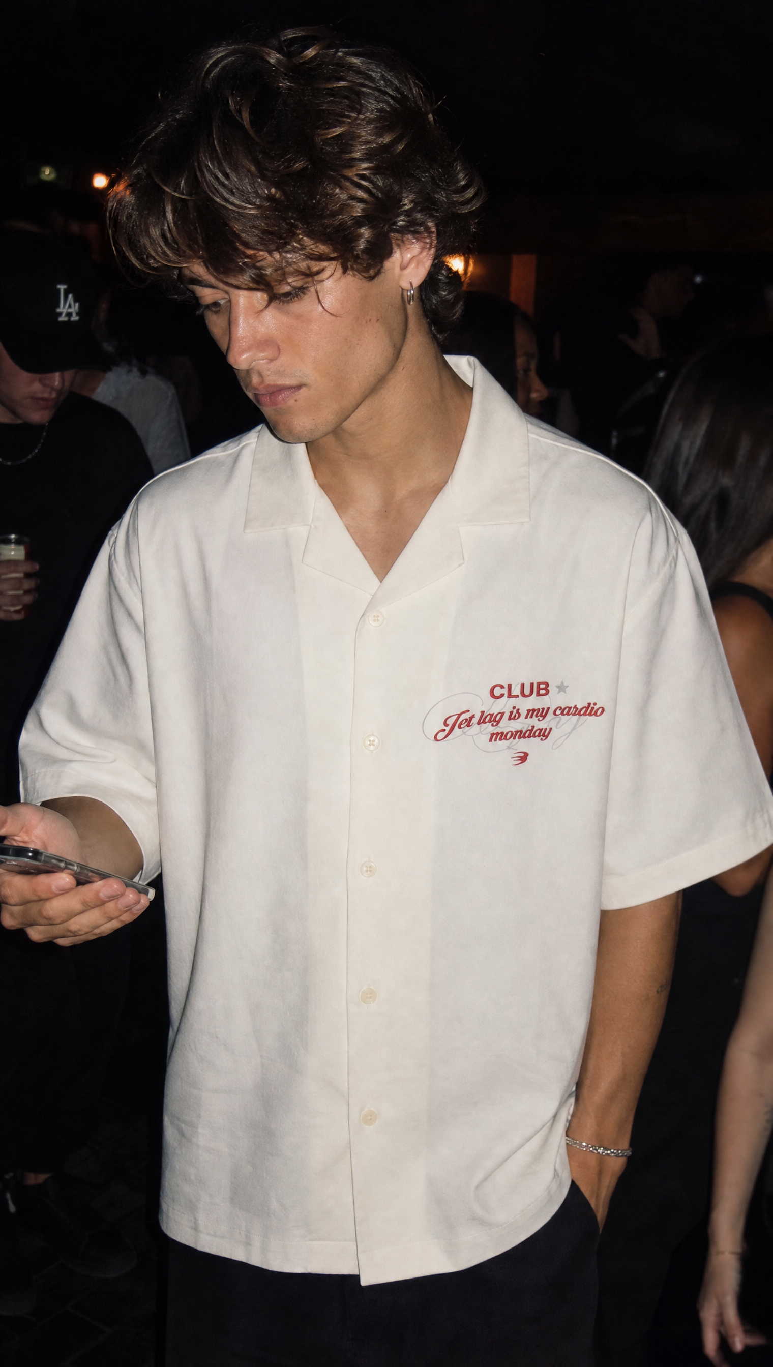 Void Voidwear White Bowling Shirt