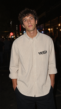 Voyd Be Weird Beige Stripe Shirt