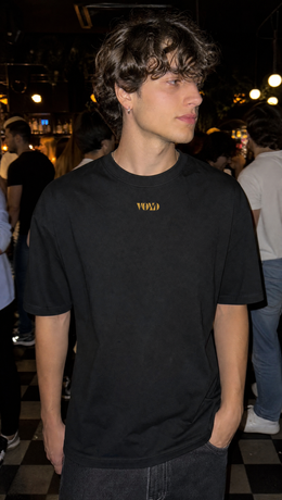 TOUCH ME BEYOND TIME VOYD BLACK T-SHIRT