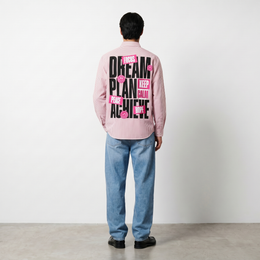 Voyd Dream Plan Pink Stripe Shirt