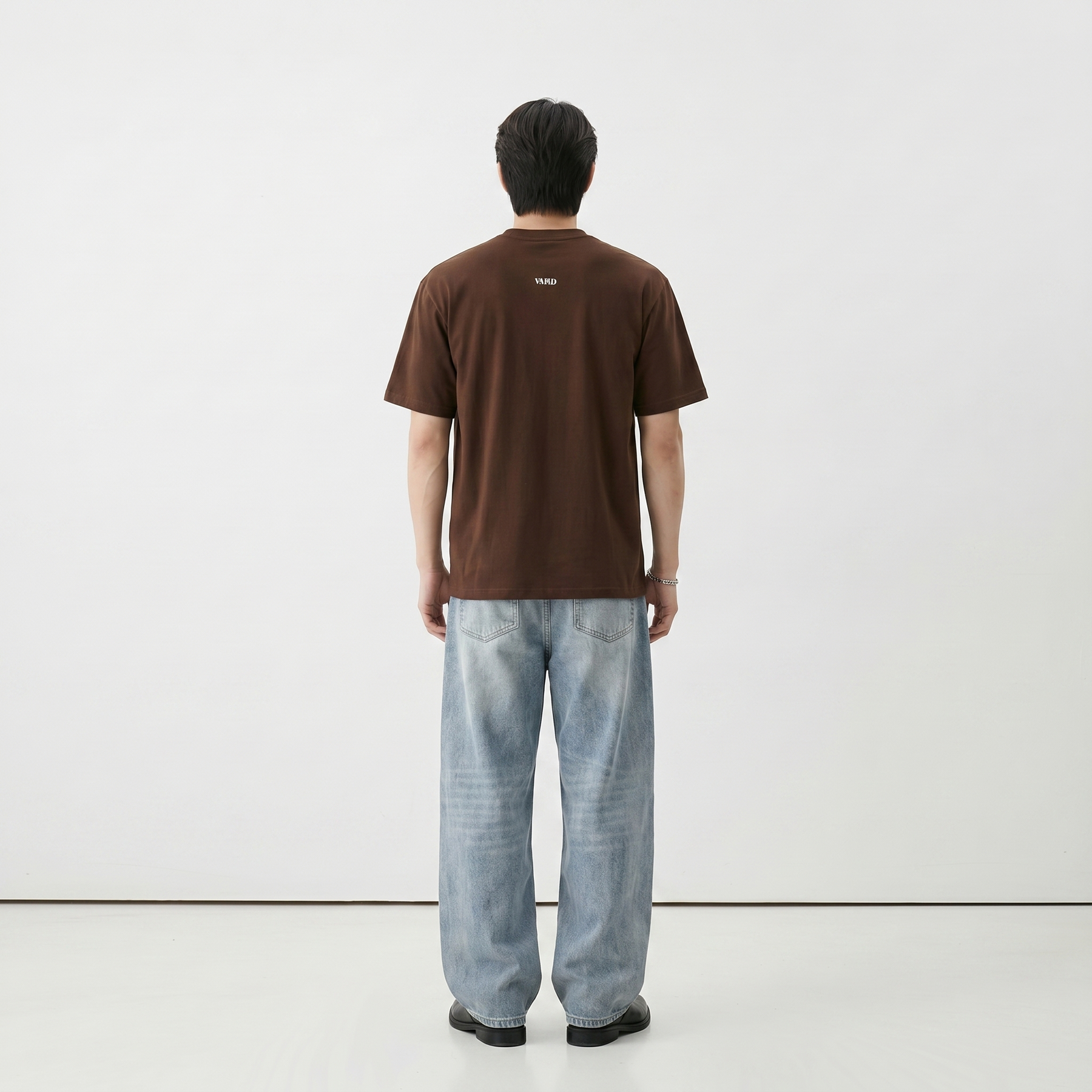 Voyd AM PM Routine Brown t-shirt