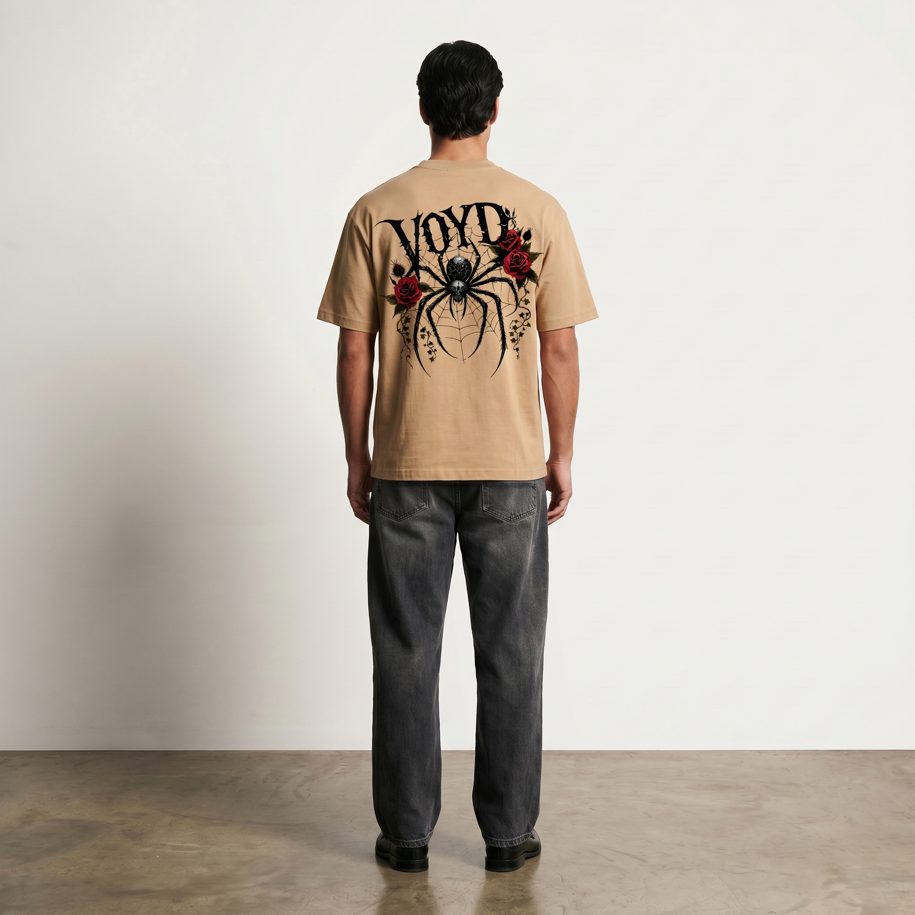 Voyd Silk of Sin Beige T-shirt