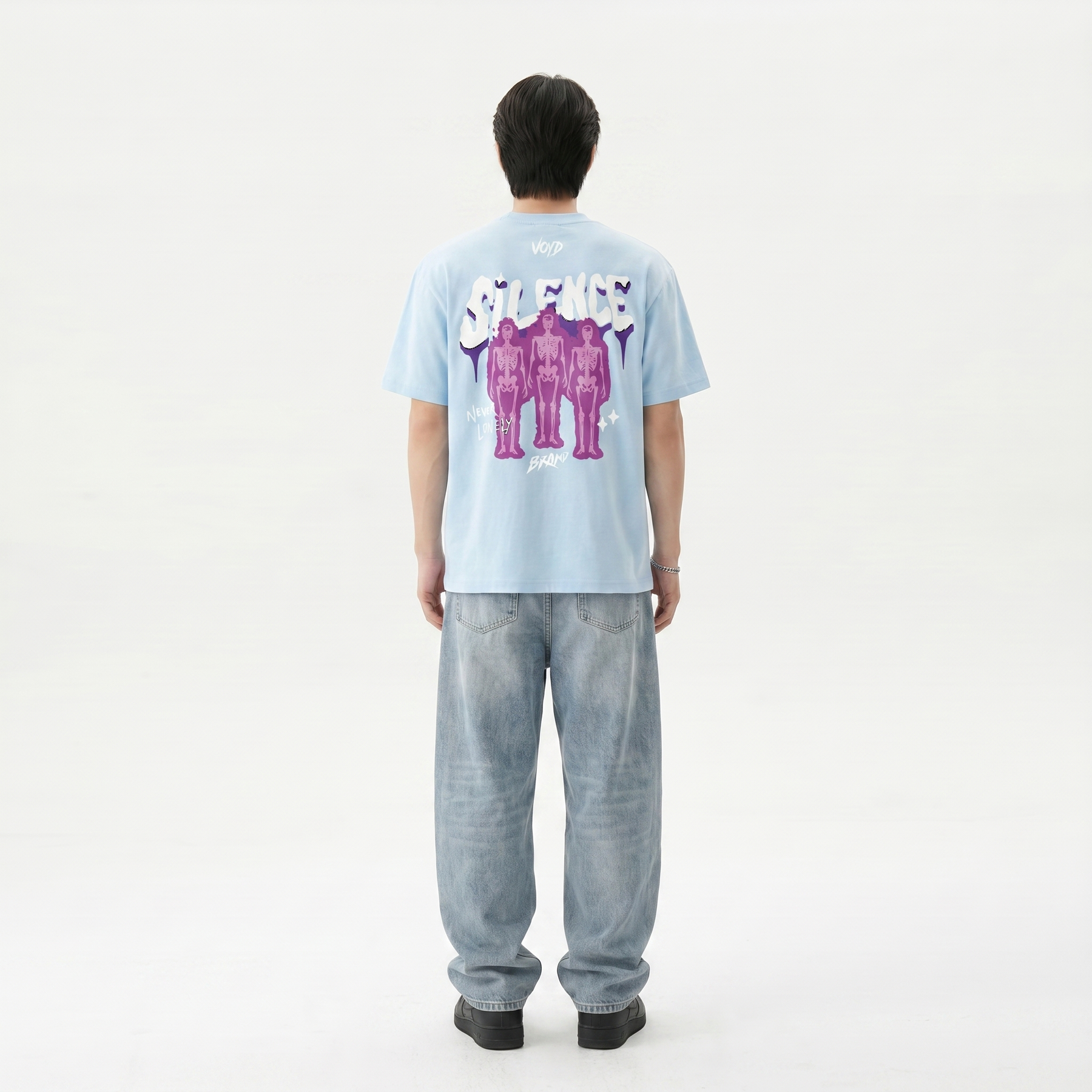 Voyd Cracked Identity Ice Blue T-shirt